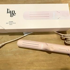 L’ange Lange Le Duo straightener curling iron 360° Airflow Titanium Styler